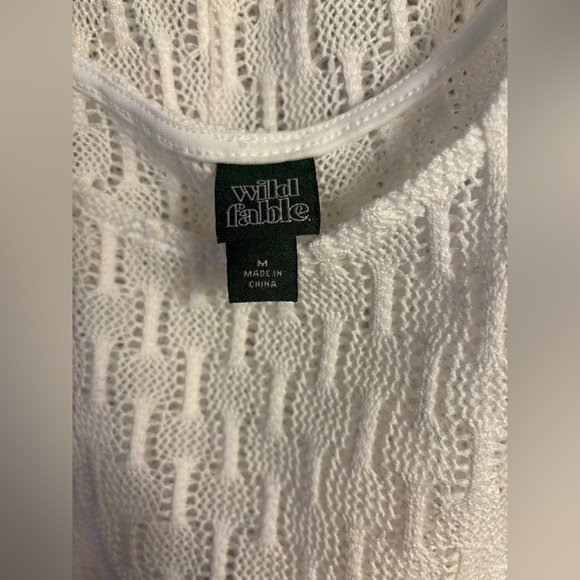 Wild Fable Ivory Textured Jumpsuit - Picture 2 of 4